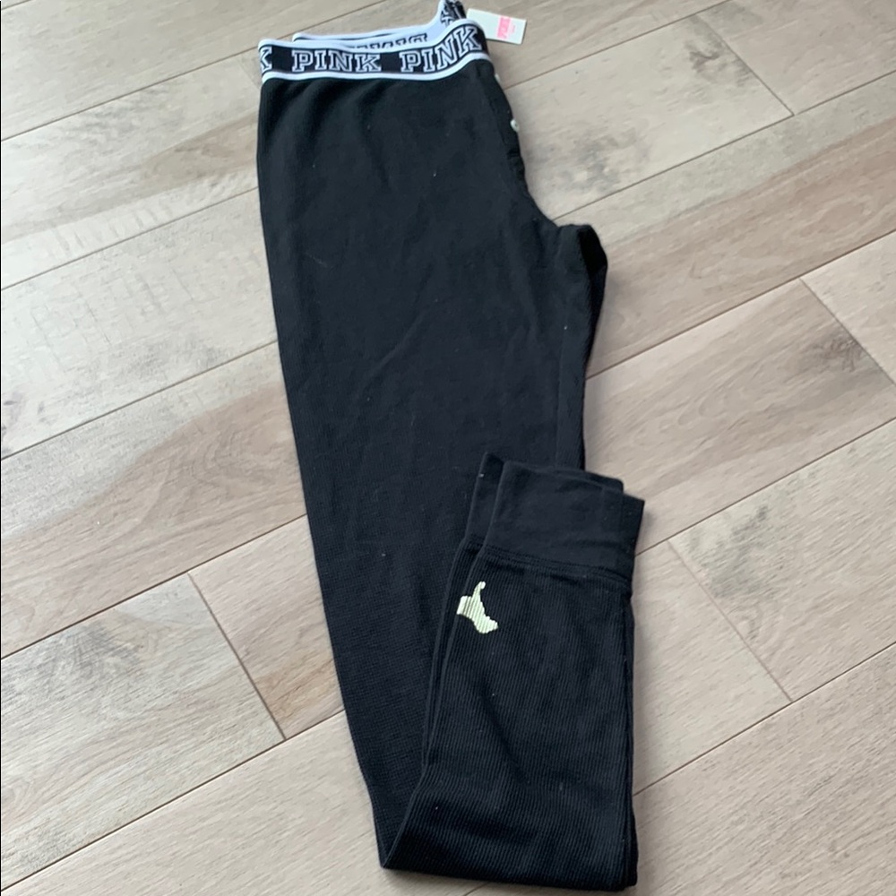 PINK Victoria's Secret Kids Black Leggings